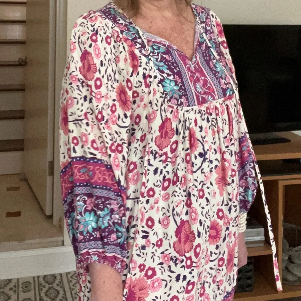 Floral Bohemian Dress - Picture 6 of 11
